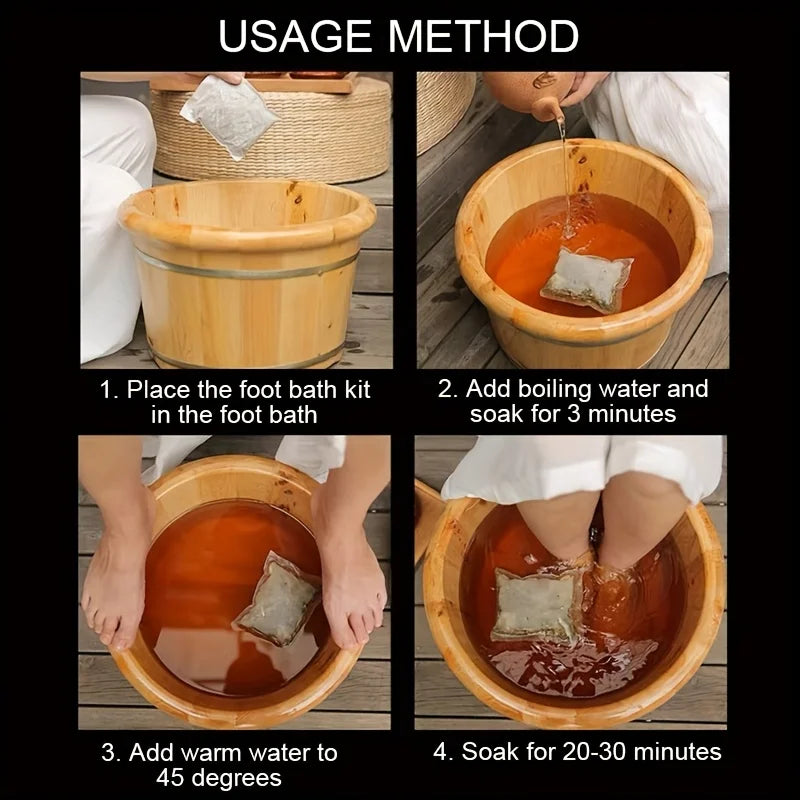 Herbal Foot Soak Therapy Bags 30 Packs
