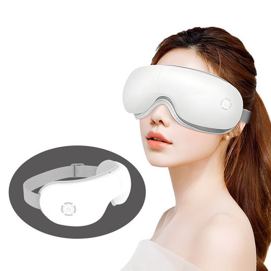 Eye Massager with Heat & Bluetooth – Relieve Strain, Dry Eyes & Migraines