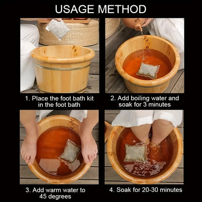 Herbal Foot Soak Therapy Bags 30 Packs