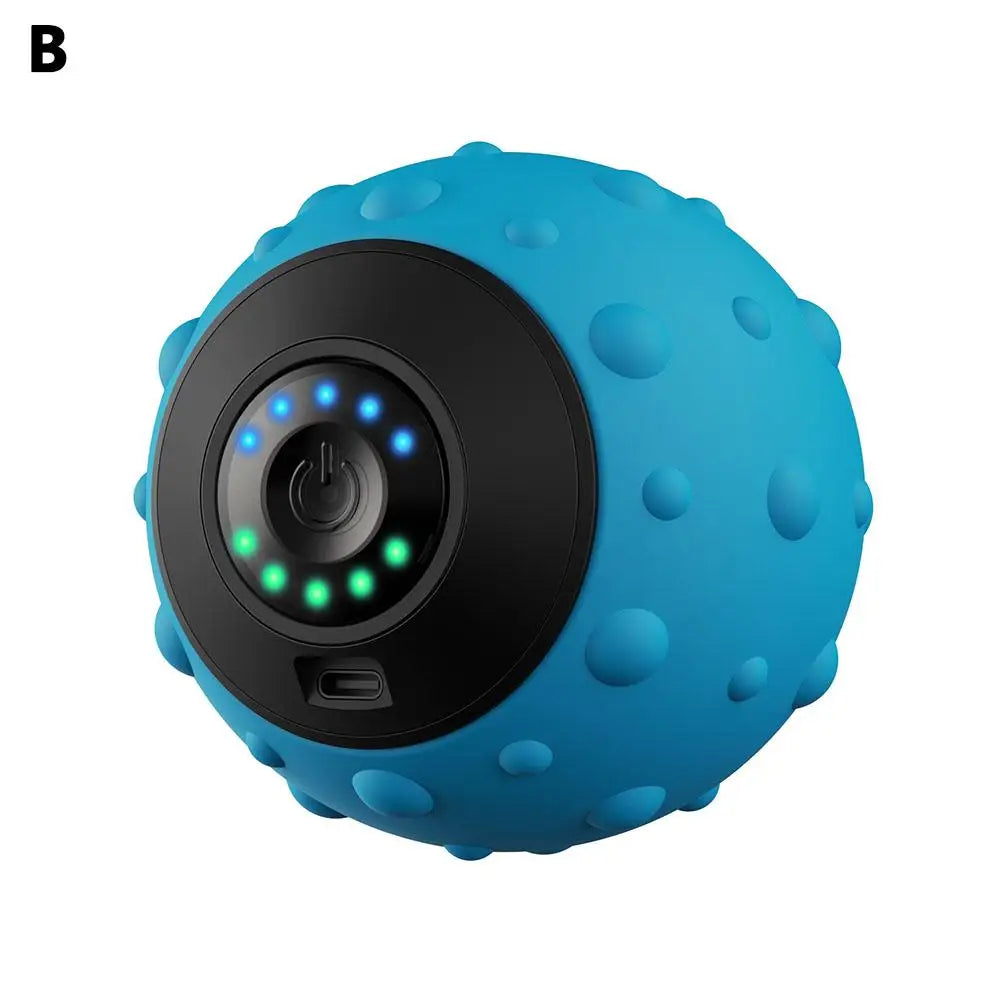 Vibrating Massage Ball – Deep Tissue Myofascial Release & Muscle Recovery Ball | Portable Rechargeable Massage Therapy Tool