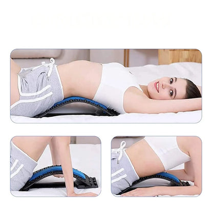 Magnetic Back Stretcher & Lumbar Support Massager for Spine Alignment and Pain Relief