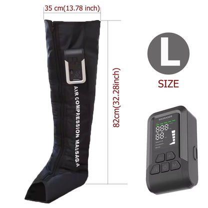 Air Compression Leg Recovery System – Sequential Therapy Boots for Circulation, Muscle Recovery & Sports Rehabilitation