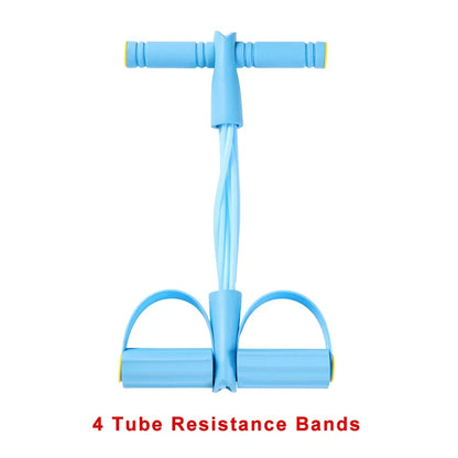 4-Tube Resistance Band Ab Trainer | Core Strength & Full Body Workout Strap