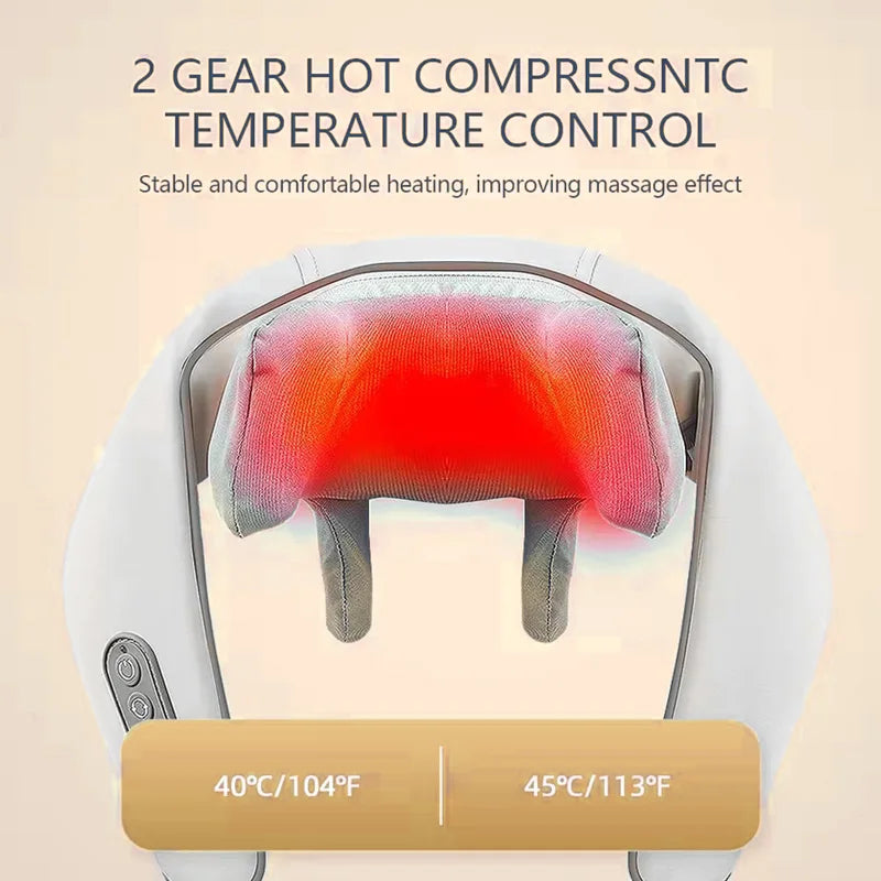 Electric Neck & Shoulder Massager with Heat – Deep Tissue Pain Relief Shawl