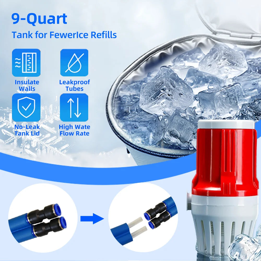 Portable Cold Water Circulation Therapy Machine – Ice Compression System for Knee & Leg Pain Relief and Rehabilitation