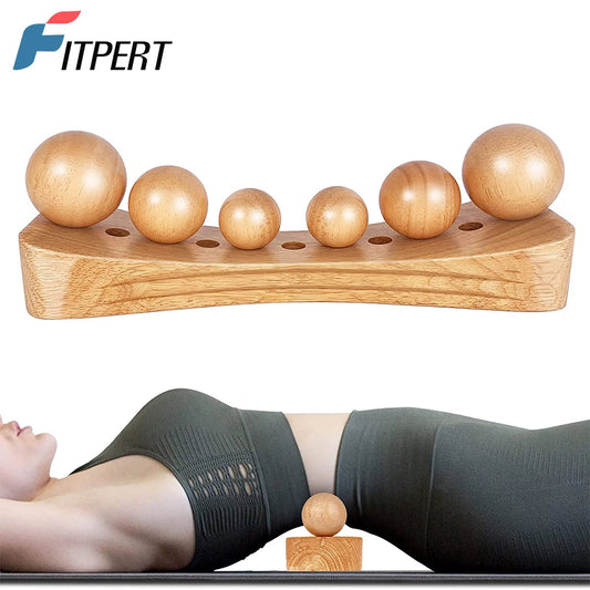 Psoas Muscle Release & Wood Therapy Massage Tool – Trigger Point Massager for Back, Neck, Hips & Hip Flexor Pain Relief
