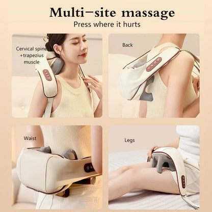 Electric Neck & Shoulder Massager with Heat – Deep Tissue Pain Relief Shawl