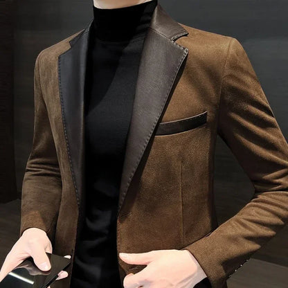 Men's Slim Fit Elegant Blazer – Lightweight Vintage Style