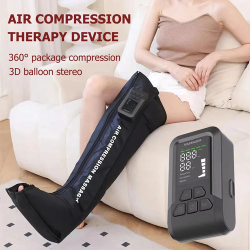 Air Compression Leg Recovery System – Sequential Therapy Boots for Circulation, Muscle Recovery & Sports Rehabilitation