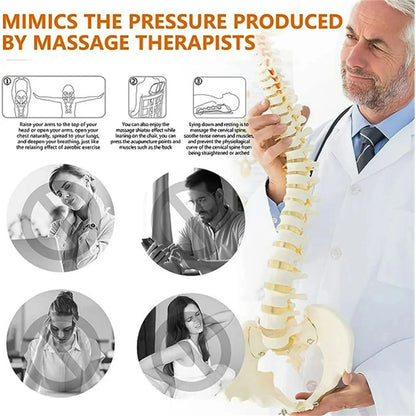 Cervical Traction Device Neck Stretcher & Trigger Point Massager for Neck and Shoulder Pain Relief