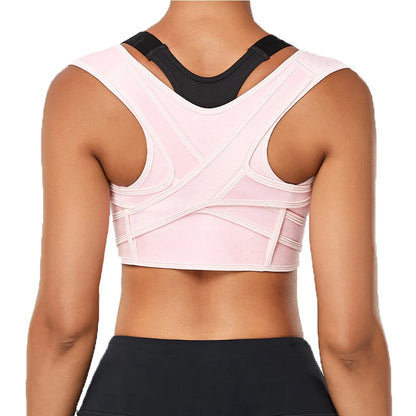 Adjustable Posture Corrector Back Brace – Breathable Upper Back & Shoulder Support for Neck, Clavicle & Lumbar Pain Relief