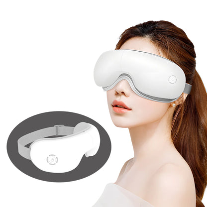 Eye Massager with Heat & Bluetooth – Relieve Strain, Dry Eyes & Migraines