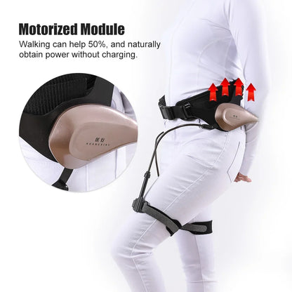 Power Assisted Rehabilitation Walking Aid – Mobility Support Walker for Leg Lifting, Walking & Stair Climbing Assistance