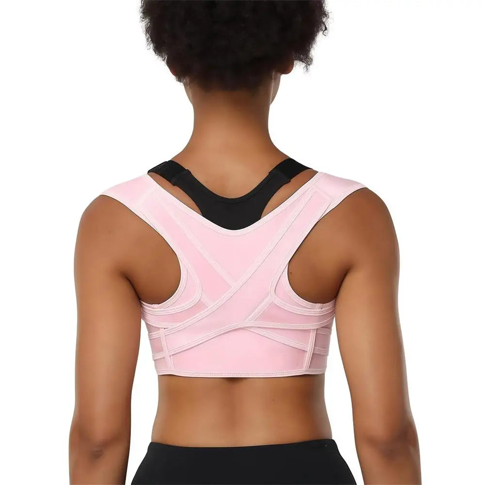 Adjustable Posture Corrector Back Brace – Breathable Upper Back & Shoulder Support for Neck, Clavicle & Lumbar Pain Relief
