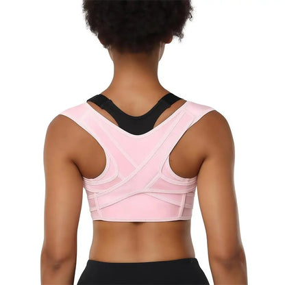 Adjustable Posture Corrector Back Brace – Breathable Upper Back & Shoulder Support for Neck, Clavicle & Lumbar Pain Relief