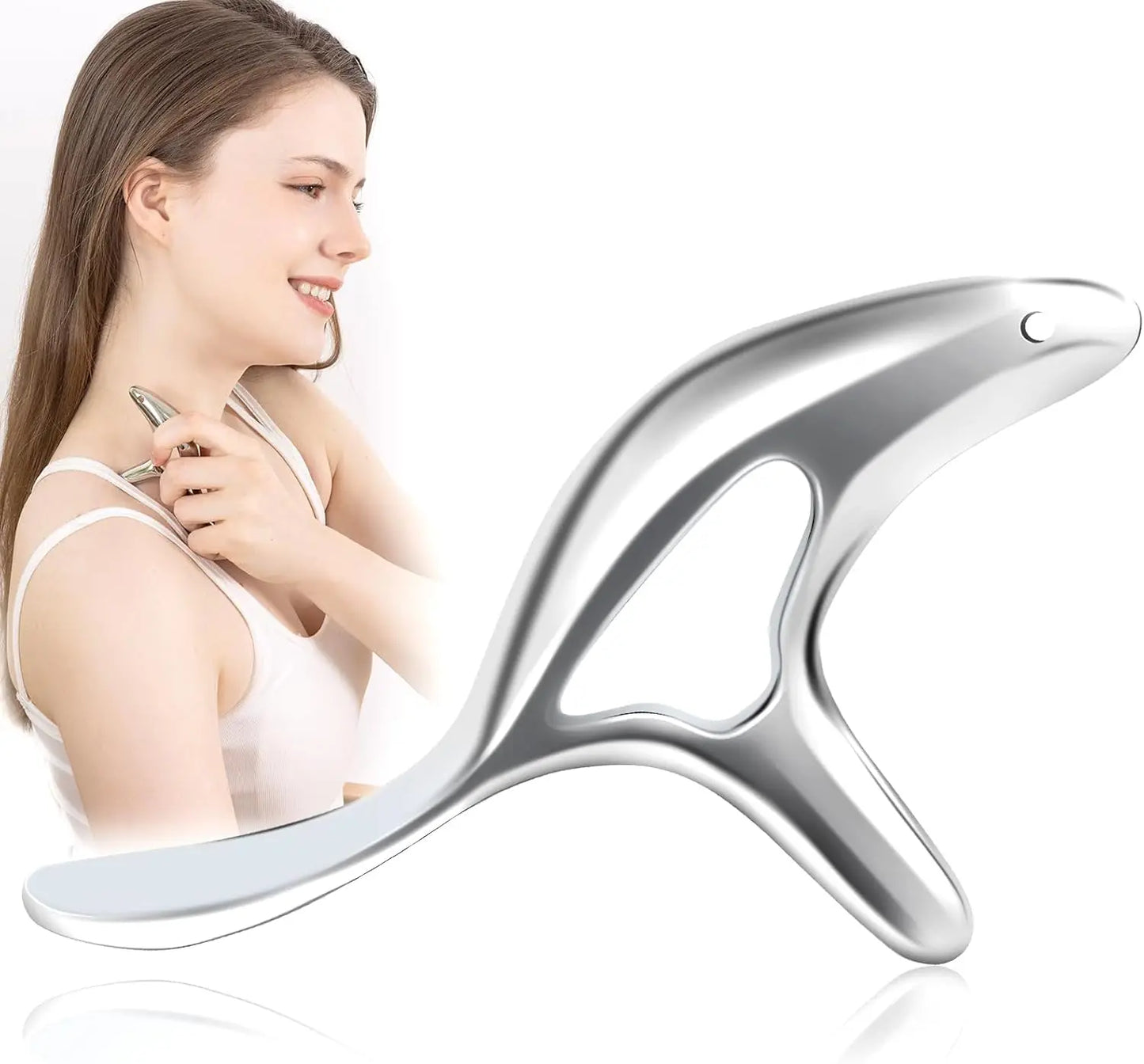 Trigger Point Deep Tissue Massage Tool & Gua Sha Muscle Scraper – Acupressure Body Pain Relief & Thumb Saver Tool