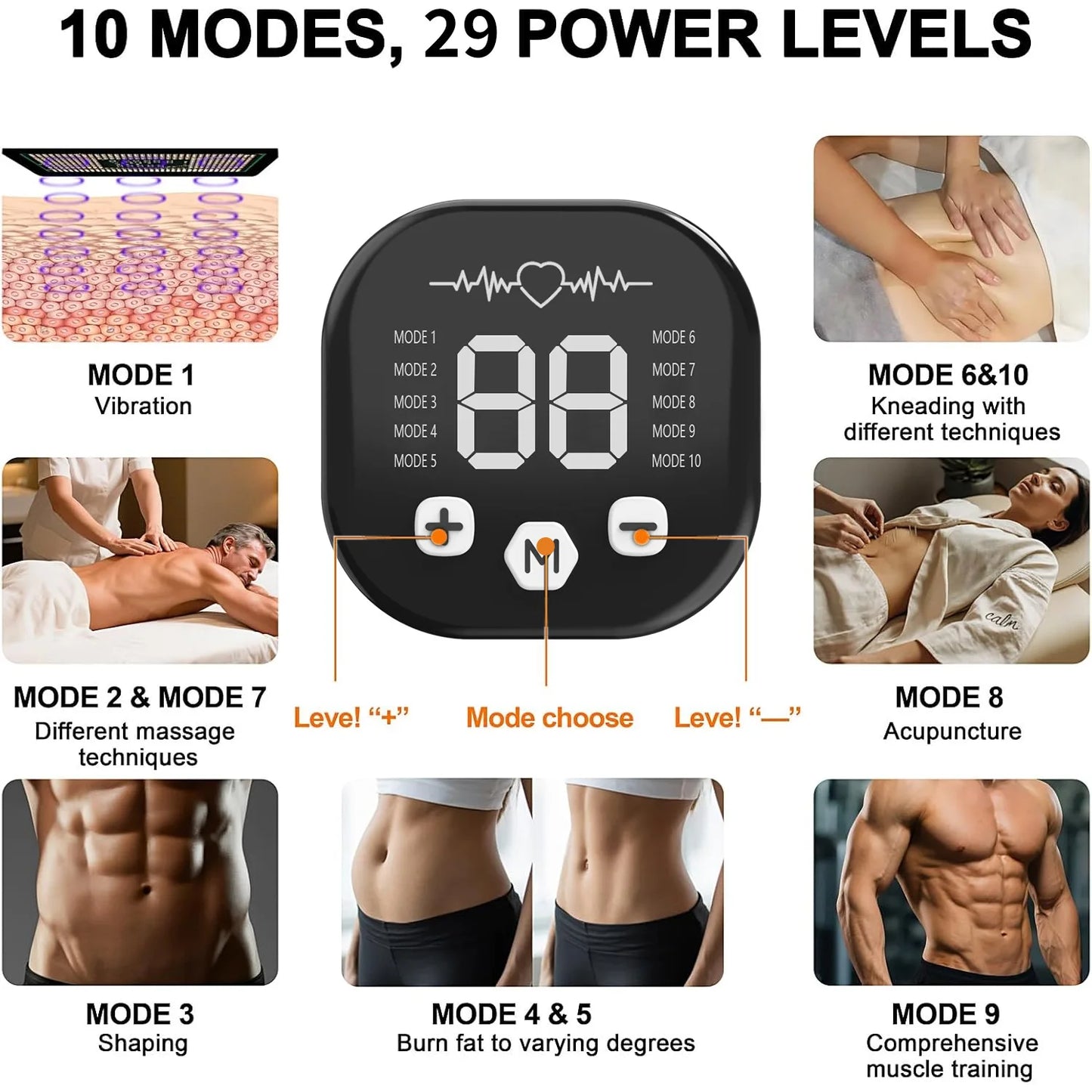 Wireless EMS Hip Trainer & Buttock Muscle Stimulator – TENS Massager for Glute Workout, Muscle Toning & Pain Relief