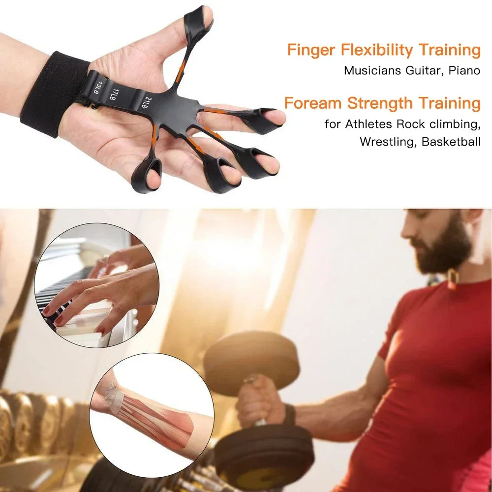 Grip Strength Trainer Kit (1–6 Pack) – Adjustable Hand Grip Strengthener for Muscle Building, Rehabilitation & Injury Recovery