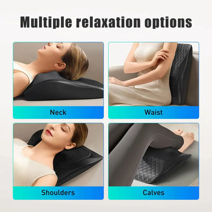 Melt Away Neck & Shoulder Pain in Minutes – 3-Speed Heated Vibration Massager