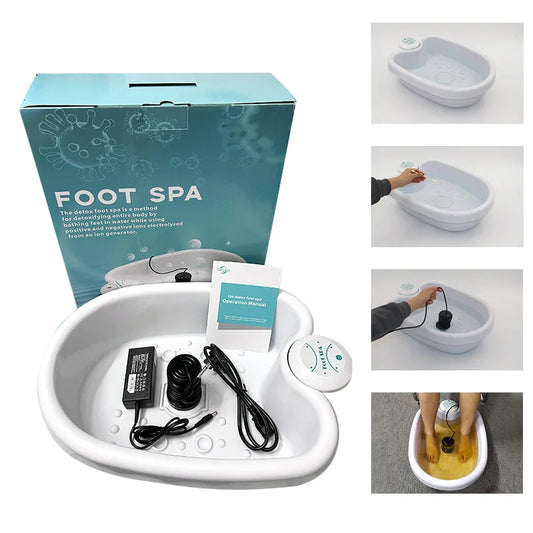 Ionic Foot Detoxifier Spa – Foot Bath Massager & Ionic Cleanse