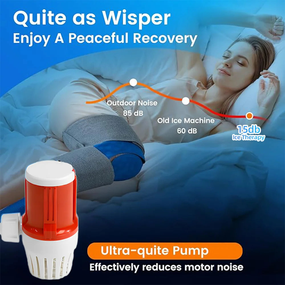 Portable Cold Water Circulation Therapy Machine – Ice Compression System for Knee & Leg Pain Relief and Rehabilitation