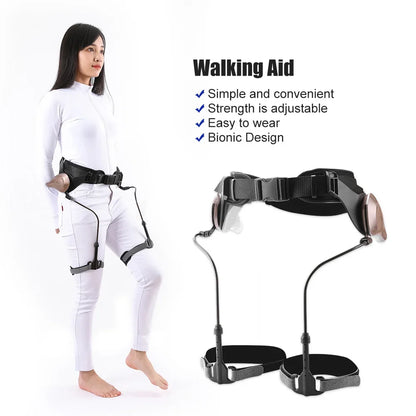 Power Assisted Rehabilitation Walking Aid – Mobility Support Walker for Leg Lifting, Walking & Stair Climbing Assistance