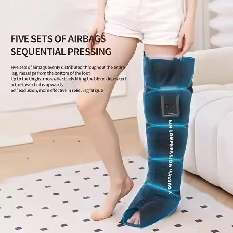 Air Compression Leg Recovery System – Sequential Therapy Boots for Circulation, Muscle Recovery & Sports Rehabilitation