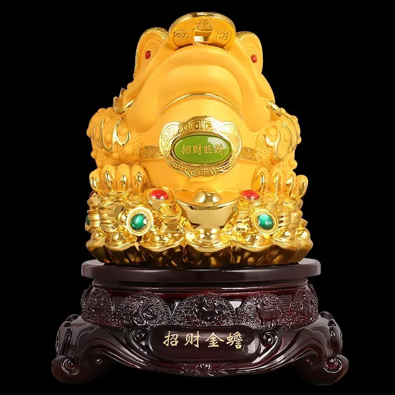 Feng Shui Golden Toad – Lucky Money Decor for Home, Office & Shop Openings
