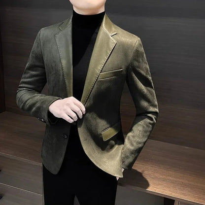 Men's Slim Fit Elegant Blazer – Lightweight Vintage Style