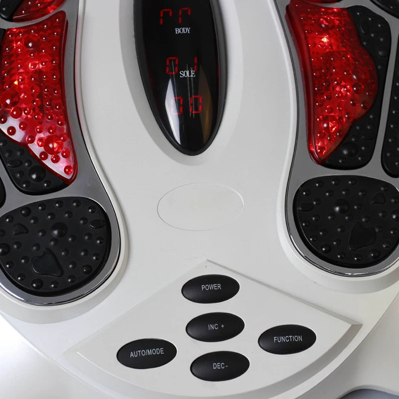 Electric Foot & Leg Massager with Remote Control – Heated Vibration Therapy Machine for Muscle Relaxation & Circulation