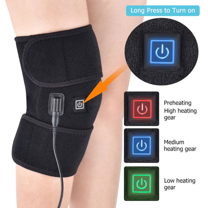 Electric Knee & Leg Massager with Infrared Heat Therapy – Recovery Support for Knee, Shoulder & Elbow Pain Relief