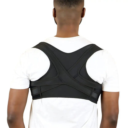 Adjustable Posture Corrector Back Brace – Breathable Upper Back & Shoulder Support for Neck, Clavicle & Lumbar Pain Relief